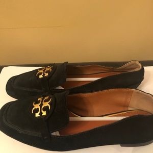 Suede leather Tory Burch loafers